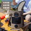 Cubo Plegable para Exterior Cubo Portátil con Válvula Cubo para Camping con Tapa Gran Capacidad Redondo con Asa Cubo para Pesca