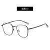 Gafas de titanio para mujer para tiempo libre directamente de fábrica gafas de caja de personalidad coreana gafas recubiertas de acero inoxidable gafas para miopía