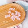 Verano Color Caramelo Transparente Estrella de Cinco Puntas Color Transparente Acrílico con Cuentas DIY Aretes Material Accesorios