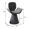 Taburete de Maquillaje Moderno y Sencillo Taburete de Tocador para Dormitorio Silla de Maquillaje Giratoria Silla con Respaldo Estilo Crema Silla para Tocador