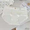 10A Antibacteriano Nuevo Estilo Simple y Versátil Dulce Ropa Interior Extendido Algodón Puro Cintura Media Cómodo y Transpirable Calzones para Niñas