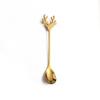 Conjunto de Colher e Garfo de Aço Inoxidável J304 Alce Colher Garfo Natal Colher Garfo Conjunto Colher de Mistura para Café Sobremesa Colher de Natal