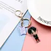 Chaveiro de Acrílico Mais Vendido no Exterior Versão Q Mercadoria do Bts Pingente de Mochila de Acrílico Transparente de Camada Dupla
