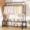 Fábrica de tendedero de piso para interiores para el hogar perchero de interior para ropa perchero de dormitorio simple estante de almacenamiento para balcón para secar ropa