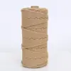 Shengwei Atacado Corda Trançada Colorida de 3mm 4mm Feita à Mão Materiais DIY para Roupas Bolsas Tapeçaria Corda de Linha de Algodão