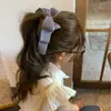 Pasador de Pelo de Cuadros Dulces Coreanos con Lazo para Mujer 2025 Nuevo Estilo Pasador en la Parte Posterior de la Cabeza Clip Banana para Cola de Caballo Alta para Mujeres