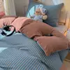 Juego de sábanas de grado A para temporada de estudiantes nuevos, ultrasuave y mullido, incluye juego de tres piezas y juego de cuatro piezas, disponible para dropshipping