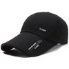 Boné de beisebol masculino novo estilo primavera, chapéu esportivo de sol com aba estendida, atacado