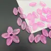 Estrella Cristal tailandés diy accesorios de joyería pétalo antiguo horquilla hebilla para la cabeza material para aretes 12X19 vidrio flor de durazno gorda