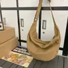 Bolsa Feminina Ins Estilo Coreano Simples Cor Sólida Bolsa Bolinho Masculina Estilo Japonês e Coreano Grande Capacidade Bolsa de Ombro para Estudante Bolsa Transversal para Casal