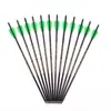 ACCMOS 13/10 pulgadas 4.2mm diámetro interior carbono puro ballesta flecha tiro con arco soporte tamaño