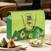 Empaque de Caja de Regalo Zongzi, Caja de Regalo del Festival del Bote del Dragón, Caja Colorida, Caja de Mano, Caja de Regalo Festiva, Directo del Fabricante, en Stock para Entrega Rápida