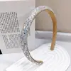 Diadema de Alta Gama con Pedrería Completa Transfronteriza Europea y Americana Borde Estrecho de Alta Gama Moda Versátil Estilo Lujo Ligero Diadema de Temperamento Accesorios para el Cabello