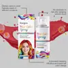 Spray de Cabello Temporal Rojo Hoegoa Color de Cabello Colorido Color Natural Cobertura Uniforme Tratamiento de Moda para el Cabello