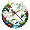 Nuevo colgante decorativo plano acrílico transfronterizo para pared, patio, balcón, porche, etiqueta colgante decorativa acrílica