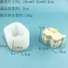 Biscoito de Cachorro Desenho Animado Molde Squishy Molde Artesanal para Vela Sabão Silicone de Grau Alimentício Resistente a Altas Temperaturas Venda por Atacado