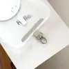 Almofada para cordão de celular, clipe de metal de aço inoxidável ultrafino, acessório de segurança anti-perda para celular, cordão de conexão especial