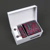 Nueva Caja de Regalo para Corbata de Hombre Transfronteriza con Bordado Jacquard, Stock Listo de Fábrica al por Mayor, Personalización de Logo, Empaque de Caja de Regalo de Alta Gama