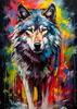 Acuarela arte grafiti animal fábrica una generación de pintura en aerosol de alta definición pintura al óleo suministro de almacén de comercio exterior Amazon