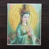 Pintura Thangka Dorada Semi-Pintada a Mano al por Mayor Núcleo Zorro Hada Zorro de Nueve Colas Changming Vida Pasada y Vida Presente Lienzo Thangka Se Puede Personalizar