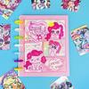 Álbum de Tarjetas My Little Pony Botón de Hongo Libro Rojo Pequeño Tamaño A5 Hojas Sueltas Álbum de Almacenamiento para Estudiantes Ventas Directas de Fábrica Esencial para Juegos de Cartas