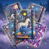 Caderno Dream Unicorn com Carimbo Dourado Caderno A5 Pautado Papel Off-White Protetor para os Olhos Planejador Estudantil Bloco de Notas de Alto Valor