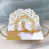 Casamento Transfronteiriço Pó Glitter Papel Vazado Rosa Tridimensional Cartão de Cumprimentos Convite de Feriado Convite de Noivado Estoque Pronto