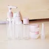 Fabricante em Estoque Atacado Embalagem Portátil para Viagem Garrafa Pet/Pe Spray Creme Facial Shampoo Cuidados com a Pele Maquiagem Conjunto Tudo-em-Um
