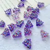 Materiales para Pulseras DIY Accesorios al por Mayor Cuentas Árbol de Navidad Esmalte Hecho a Mano Cuentas Pintadas a Mano Aceite Goteante Joyería Colgante de Cuentas