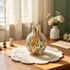 Frasco de aromaterapia de vidro, frasco difusor criativo sem chama vazio, frasco difusor para quarto de casa, frasco de óleo essencial, presente decorativo, frasco para escritório
