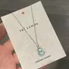 Nuevo Collar Colgante de Calabaza Imitación Calcedonia Estilo Chino para Mujer, Estilo Nacional, Lujo Ligero, Diseño de Nicho, Cadena de Clavícula de Gama Alta