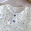 2026 Nuevo Chaleco Floral Elegante de Verano para Niñas Camiseta sin Mangas de Encaje Estilo Princesa Top Halter