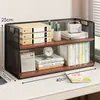 Estante de Almacenamiento para Escritorio de Oficina en Casa, Librero Sencillo, Organizador de Archivos de Oficina, Pequeño Gabinete para Escritorio de Escritura