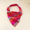 Miaode 2026 Nuevo Pañuelo Triangular con Degradado Láser Arcoíris Accesorio Elástico para el Cabello para Mujeres con Alta Elasticidad y Diseño Elástico Diadema