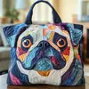 2026 Nueva Serie Transfronteriza de Cachorros Estampado Digital Bolso de Hombro Acolchado de Moda