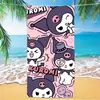 Nueva Toalla de Playa Estampada de Venta Caliente Transfronteriza Stitch Kuromi Toalla de Playa Toalla de Dibujos Animados para Niños Venta al por Mayor Paño de Toalla