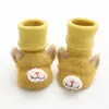 25 Calcetines de Piso Gruesos de Felpa para Otoño e Invierno para Bebés, Calcetines Antideslizantes 3D de Dibujos Animados para Niños Pequeños