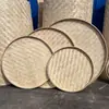 Tejido de bambú cesta de bambú tamiz de bambú perforado cesto para aventar de bambú cesta de almacenamiento de bambú cesta de bambú