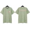 Versión correcta PALM camiseta de manga corta con estampado de letras de ángeles de oso decapitado para hombre y mujer, manga corta de verano