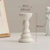 Suporte de Vela de Cerâmica Moderno Simples Decoração Casa Sala de Estar Mesa de Trabalho Enfeites Criativos Decoração de Atmosfera Móveis