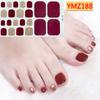 Verano 2021 Nuevos Stickers Franceses para Pies Stickers Nail Art Stickers Completos Bronceado Japonés Despegables Nail Art Stickers para Pies Stickers Completos
