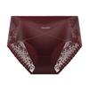 Pantaletas Sexy Francesas de Encaje Cruzado, Cómodas para Mujer de Cintura Media Sin Costuras Cubre Cadera Transpirables Entrepierna Antibacteriana Calzones Puro Deseo