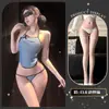 Lingerie Sensual e Sedutora Estilo Cheongsam, Faixa abdominal de Três Pontos para Jovens Mulheres, Lingerie Provocante e Erótica, Lingerie Oca de Puro Desejo