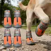 Suministros para Mascotas Transfronterizos Zapatos para Perros Ajustables de Velcro Resistentes al Desgaste Zapatos para Perros Antideslizantes para Exteriores Resistentes al Desgaste Múltiples Estilos Disponibles