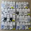 Venda Direta de Fábrica de Meias de Algodão Planas de Cintura Média Unissex para Crianças Outono e Inverno, Meias Esportivas de Desenho Animado Anime, Modelos para Venda em Atacado de Barracas de Rua