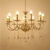 Nuevos Accesorios de Boda Candelabro de Cristal de Hierro Decoración de Pabellón de Ceremonia Luces Decorativas de Boda de Cristal