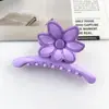 Pinza para el pelo de girasol transfronteriza estilo pequeño y fresco para mujer, elegante, de alta gama, versátil, diseño de celebridad de Internet, pinza de tiburón grande
