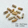 Pedra Crua Natural Contas Espaçadoras de Mármore Contas Redondas de Bambu Material para Acessórios de Pulseira Colar com Contas DIY