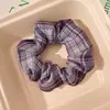 Scrunchie de rede de renda de bolinhas novo estilo coreano com um toque vintage e sofisticado, adequado para rabos de cavalo, um acessório de cabelo para meninas