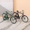 Adorno Modelo de Bicicleta Vintage de 28 Pulgadas Decoración Creativa Retro Nostálgica para Gabinete de Vino Entrada Juguete Negro